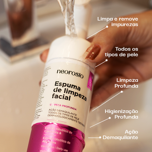 Espuma de Limpeza Facial - 150ml