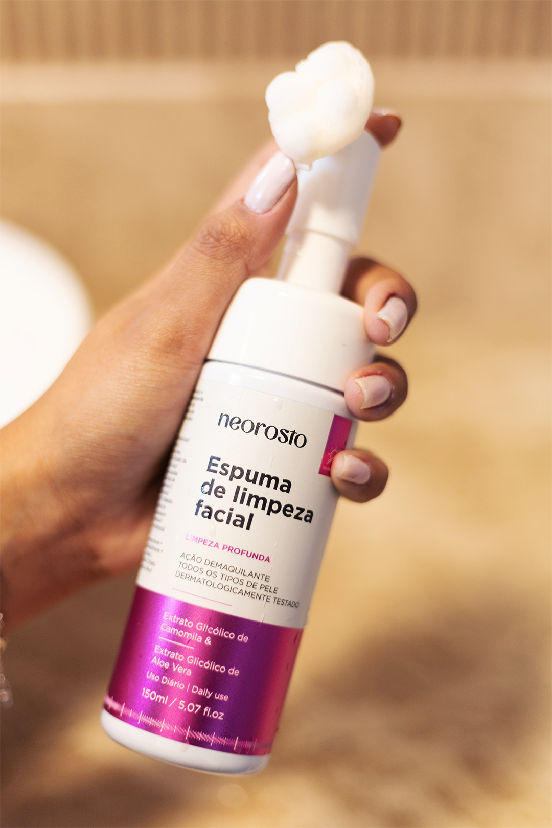 Espuma de Limpeza Facial - 150ml