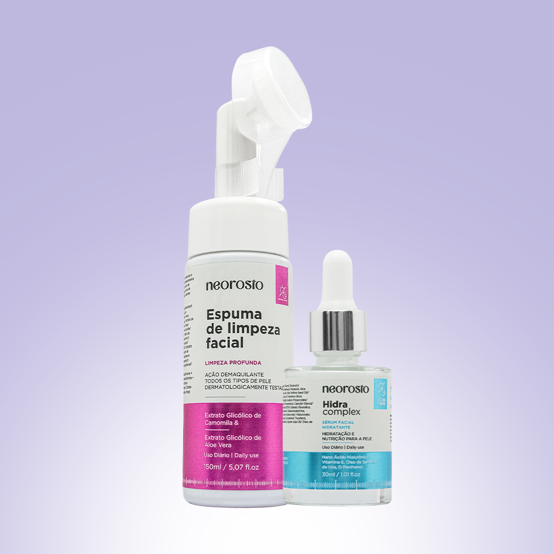 Espuma de Limpeza + Hidra Complex (Limpeza + Hidratação)
